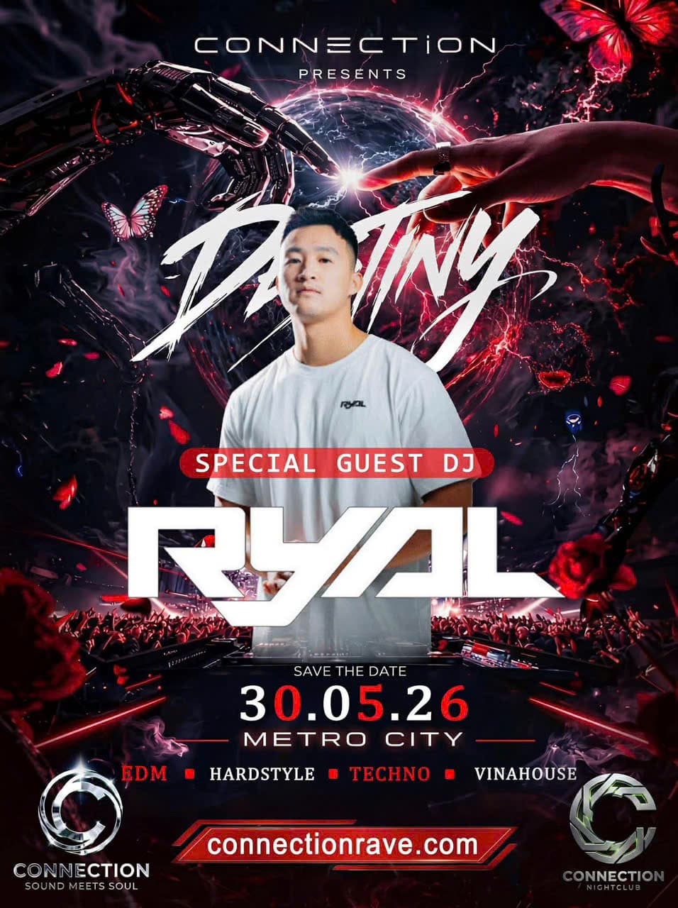 RYAL in the DESTINY artist promotional poster